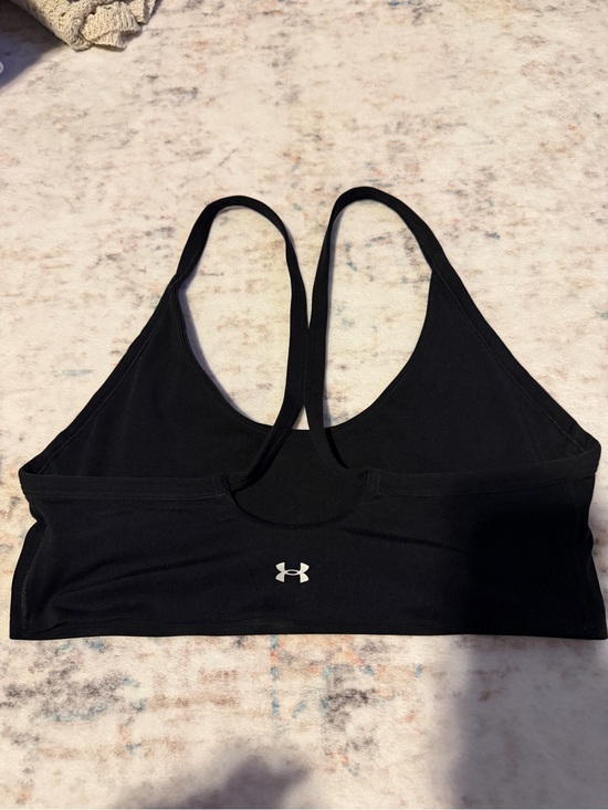 Under Armour Other - Under Armour Black Strappy Racerback Sports Bra with Logo